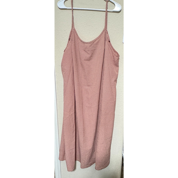 Vintage More Jazz Midi Dress Sz 24W Gingham Prairie Cottagecore Sleeveless USA - Picture 1 of 5